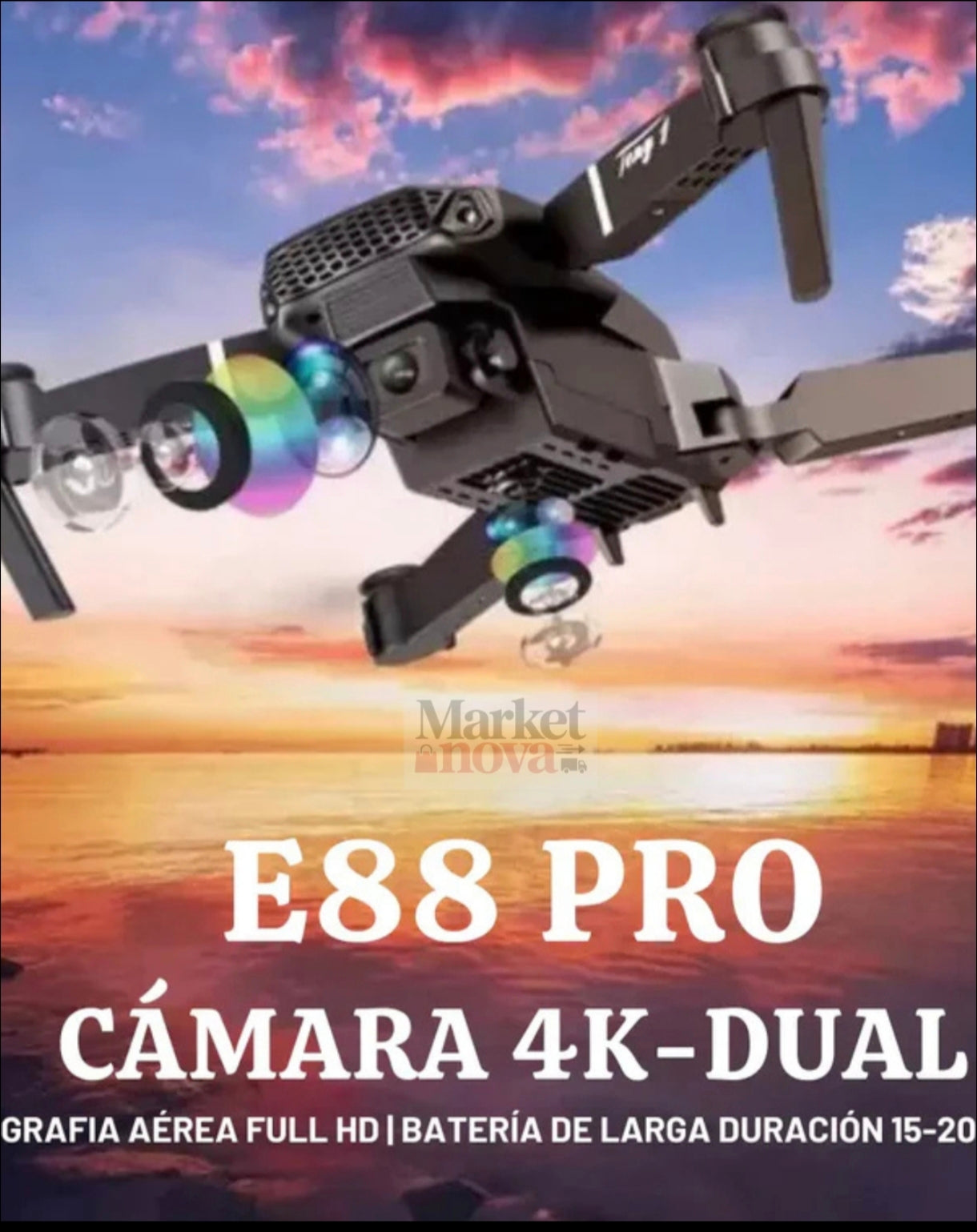 Drone con Cámara 4K E88-Pro